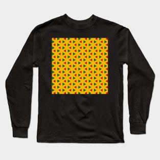 African Patterns with African Colors Long Sleeve T-Shirt